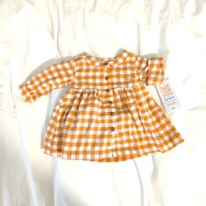 Baby Girls' Gingham Dress - Just One You® made by carter's Rust Red